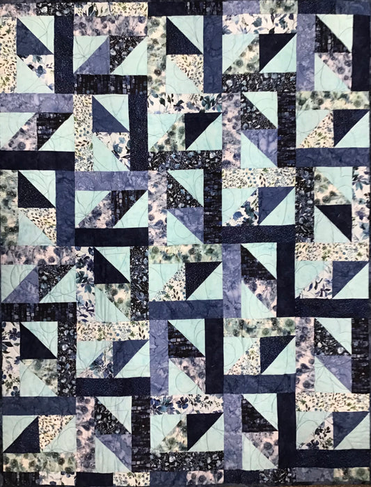 QUILT Sisterhood Blues 50"x64"