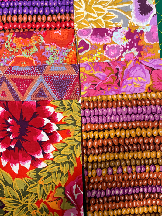 KAFFE VINTAGE Golden Rust 8 Fat Quarters
