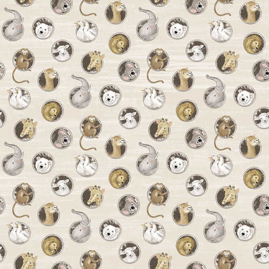 TWO BY TWO Porthole Toss lt taupe multi