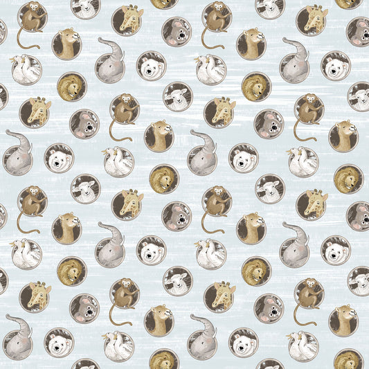 TWO BY TWO Porthole Toss pale blue multi