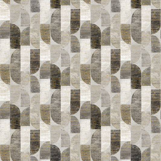 GATSBY Ovals lt taupe multi