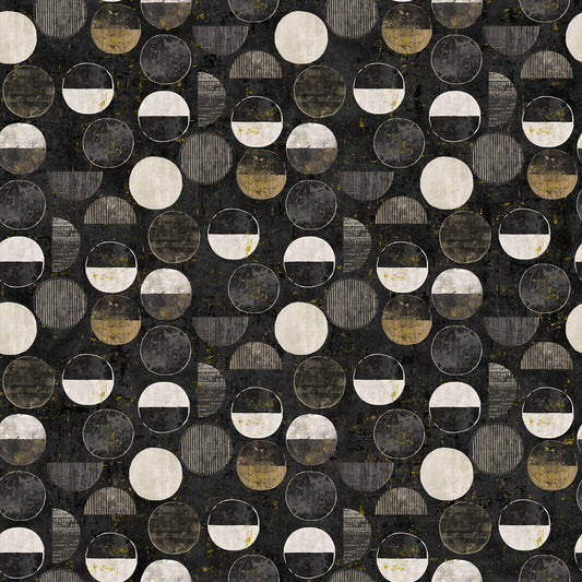 GATSBY Circles black multi