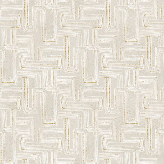 GATSBY Rectangles taupe cream