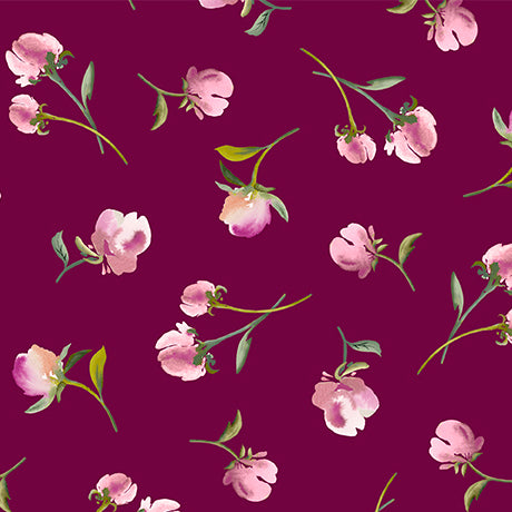 DAHLIA DREAMS Flower Buds wine