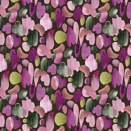 DAHLIA DREAMS Brushstrokes chocolate