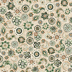 MOUNTAIN SPLENDOR Floral & Paisley tan