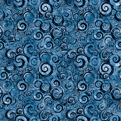 MOUNTAIN SPLENDOR Scroll Geo blue