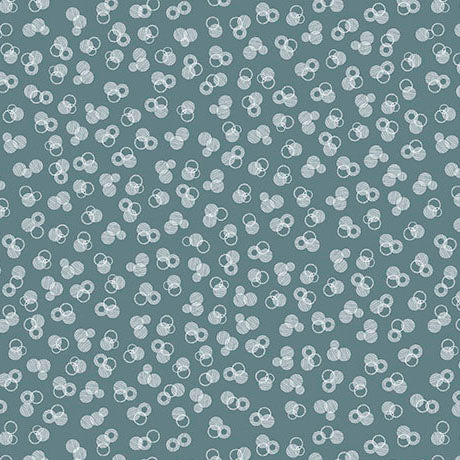 WISPS ON THE WIND Tiny Circles dusty teal