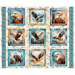 SKYWARD Eagle Picture Patches 36"x42" Panel oatmeal