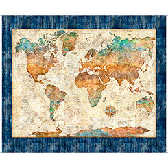 NAUTICUS World Map 36"x42" Panel