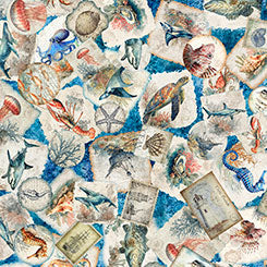 NAUTICUS Sea Creatures Overlapping Patches ocean