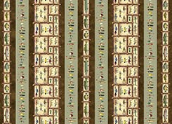 THE LURE OF FISHING Fishing Border Stripe sage/brown