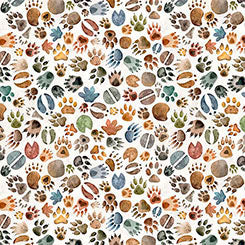 TERRORS OF THE PLEISTOCENE Animal Tracks eggshell