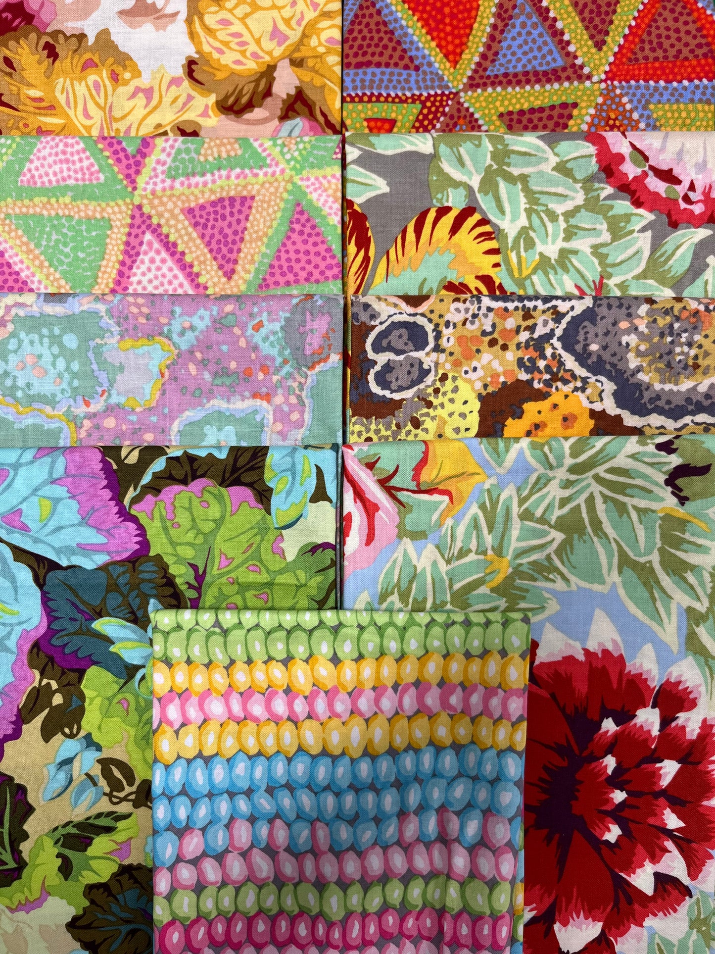 KAFFE VINTAGE Pastel 9 Fat Quarters