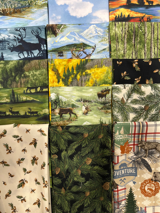 WILD BLUE YONDER 15 Fat Quarters