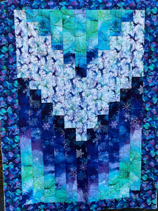 GARDEN VILLA Midwinter Magic 46"x65"