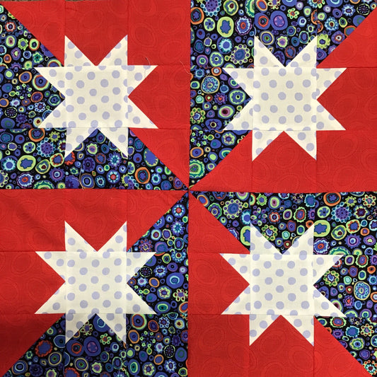 BLOCK OF THE MONTH- PARADE DAY PILLOW Kaffe 18"x18"