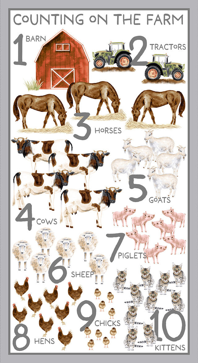 LITTLE SEEDLINGS FARM 4388 01 Panel 24"x42"