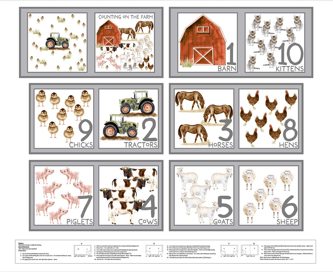 LITTLE SEEDLINGS FARM 4390 01 Panel 36"x42"