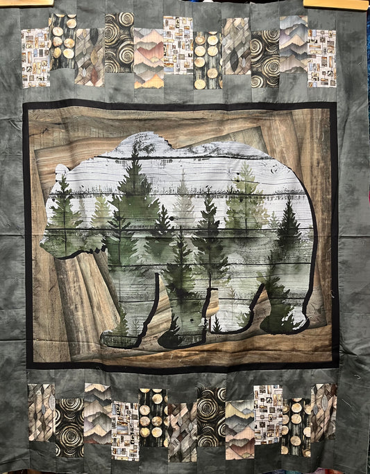 Paint Chips Out of the Woodwork 52”x 66”