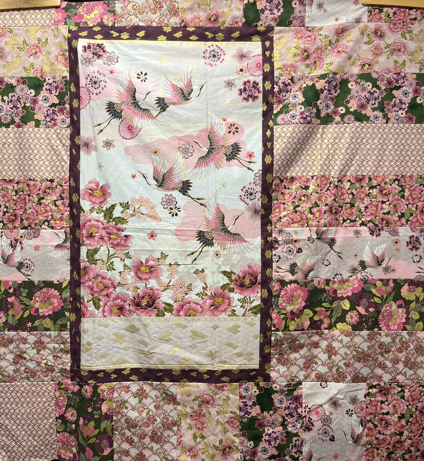 SPLENDOR Graceful Cranes 56"x59"