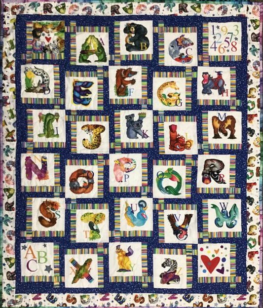 DANCING CORNERS Amazing Alphabet 44"x52"