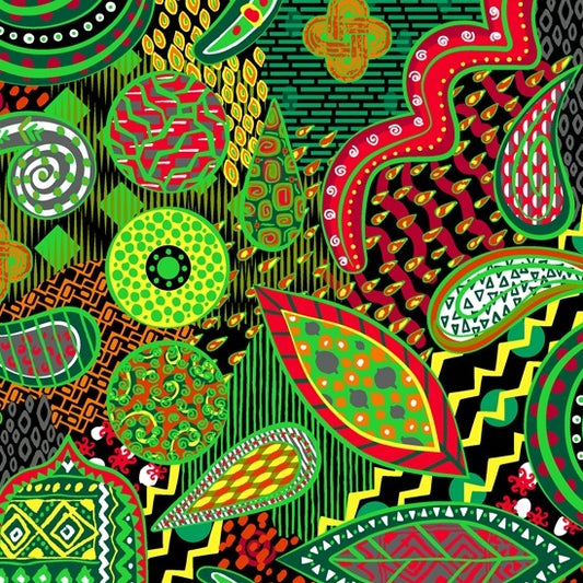 SAVANNA SUNRISE Celebration green