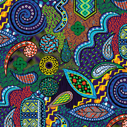 SAVANNA SUNRISE Celebration blue