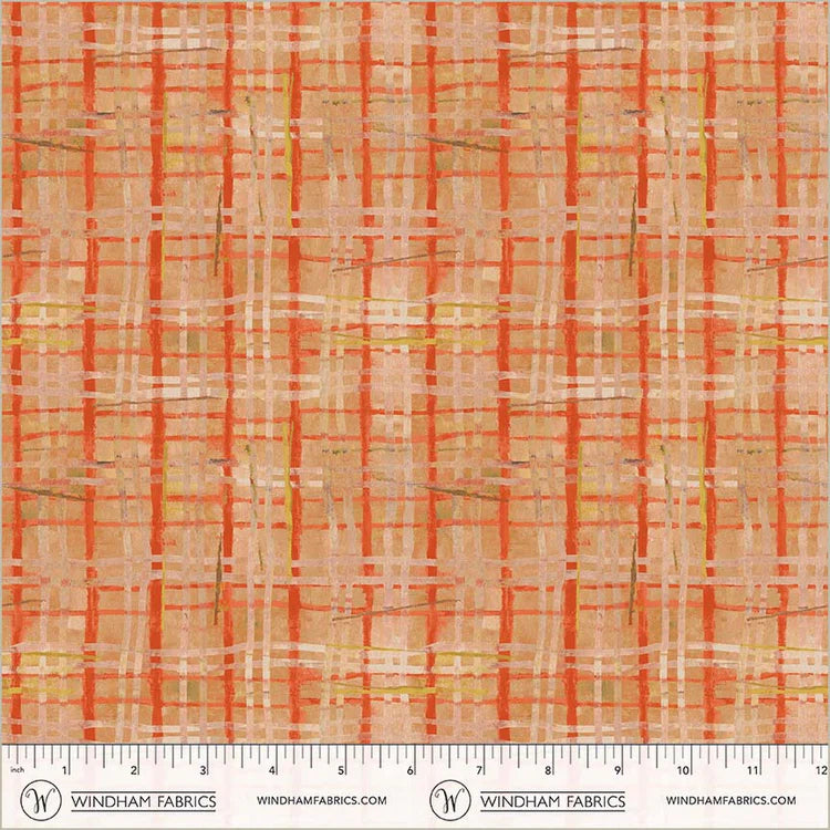 THE PLAID ONE Porch Screen Plaid sweet melon