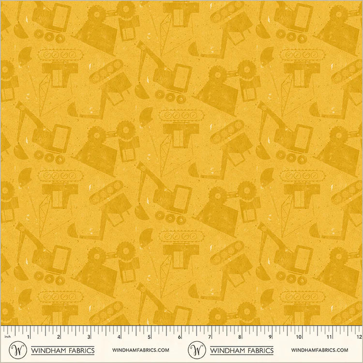 DIGGERS & DOZERS Load by Load sunny yellow