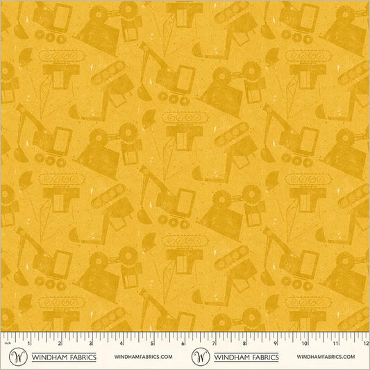 DIGGERS & DOZERS Load by Load sunny yellow