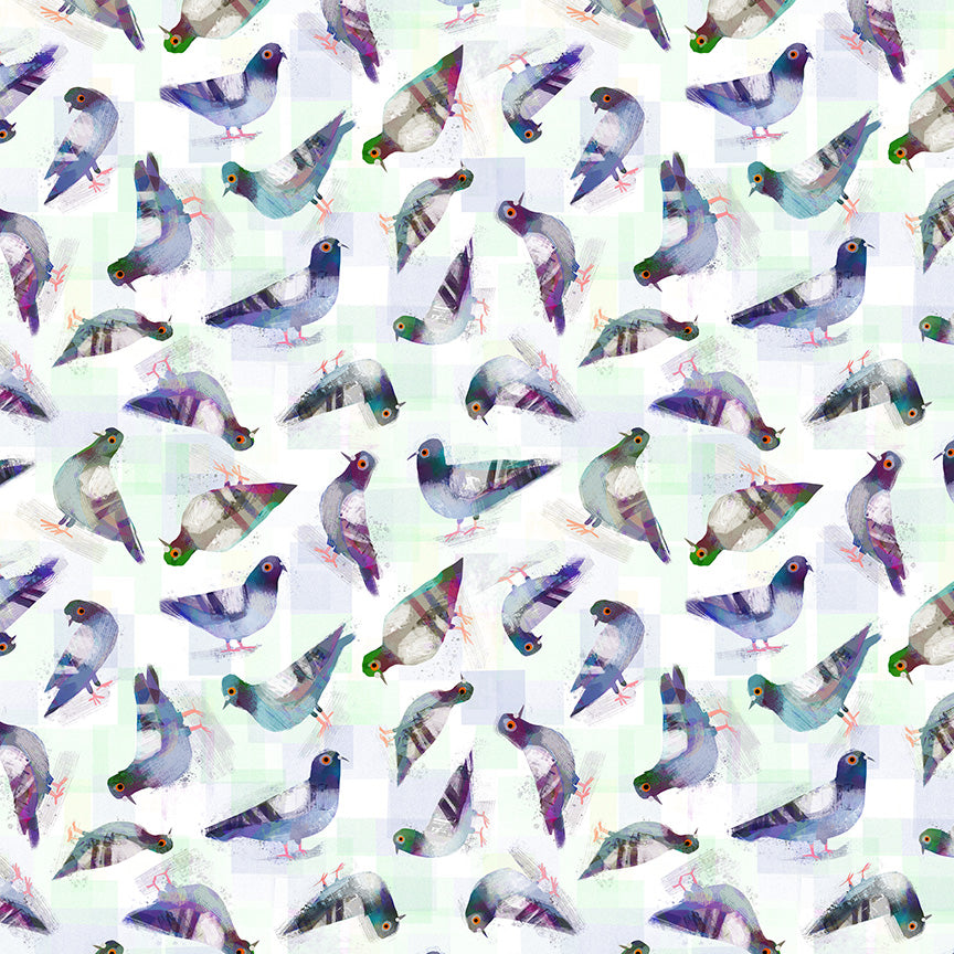 ANIMAL KINGDOM Pigeon Pals white
