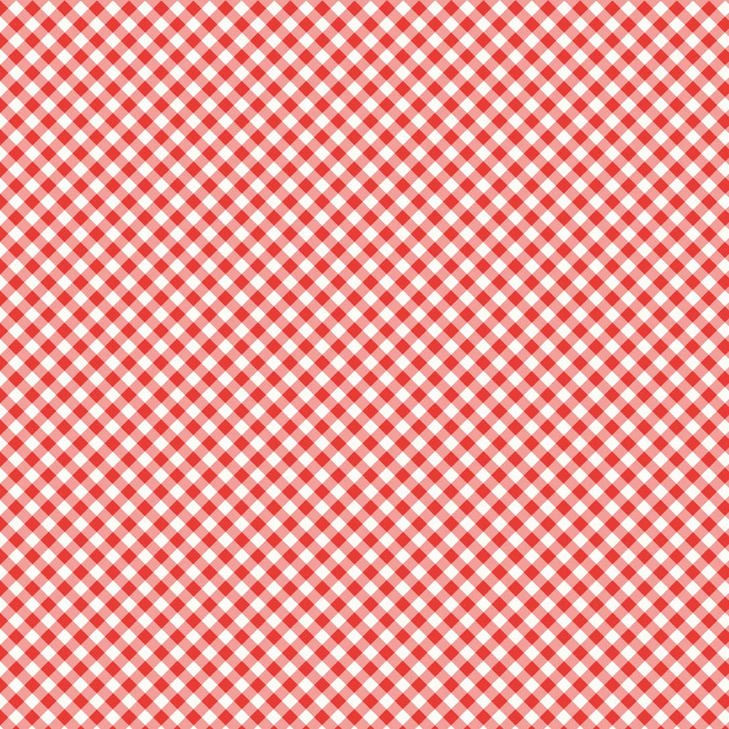 THE SECRET LIFE OF SQUIRRELS III Diagonal Plaid red