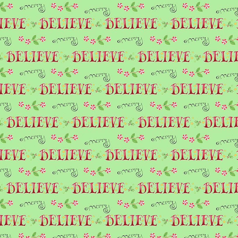 So Much Joy Believe and Merry lime