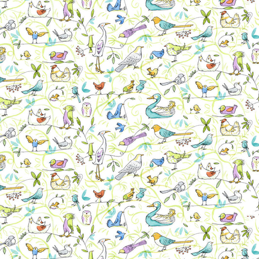 WHAT FRIENDS ARE FOR Birds white