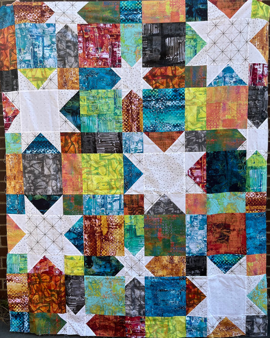 STARGAZER Industrial Imprints 62"x76"