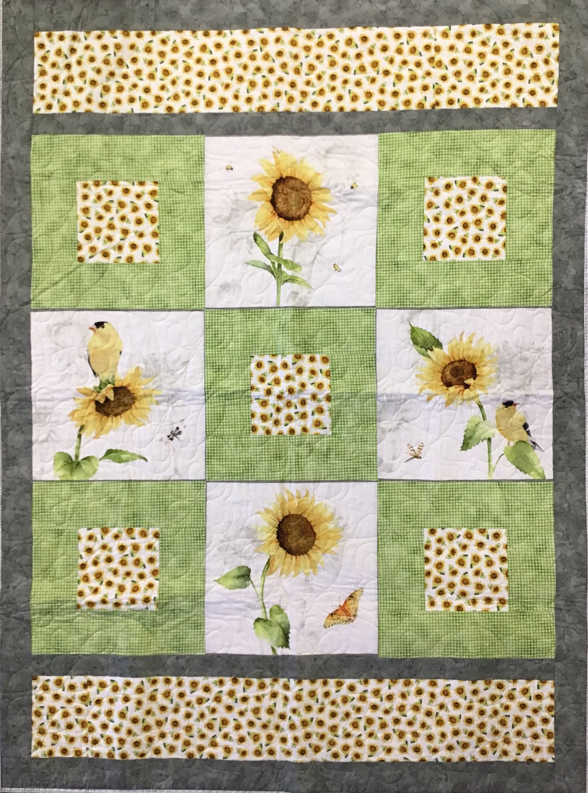 QUILT Liberty Bell Sunflowers