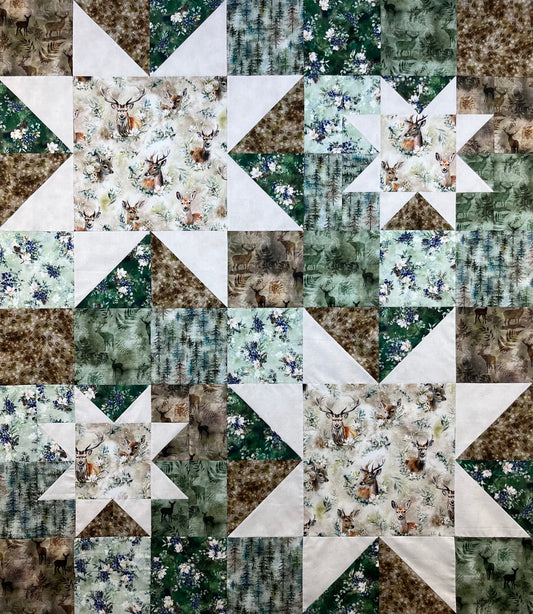 ALLSPICE Forest Fawn 56"x64"