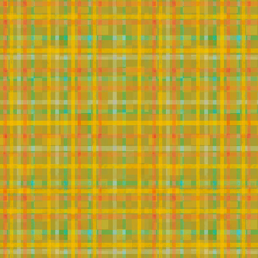 FUR-EVER FRIENDS Playful Plaid yellow
