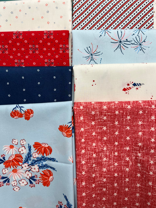BLOOMIN' AMERICANA 8 Half Yards