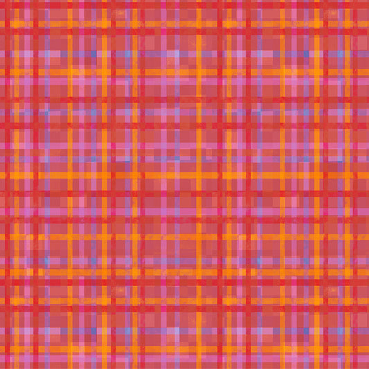 FUR-EVER FRIENDS Playful Plaid red