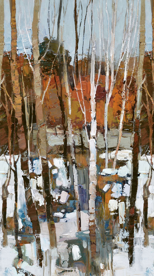 FIRST SNOW Ombre white multi