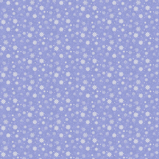 'TWAS THE NIGHT BEFORE CHRISTMAS Snowflakes blue