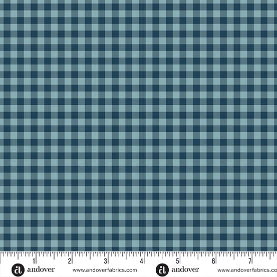 HARVEST HOME Cozy Plaid cornflower