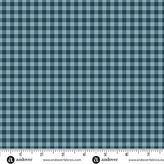 HARVEST HOME Cozy Plaid cornflower