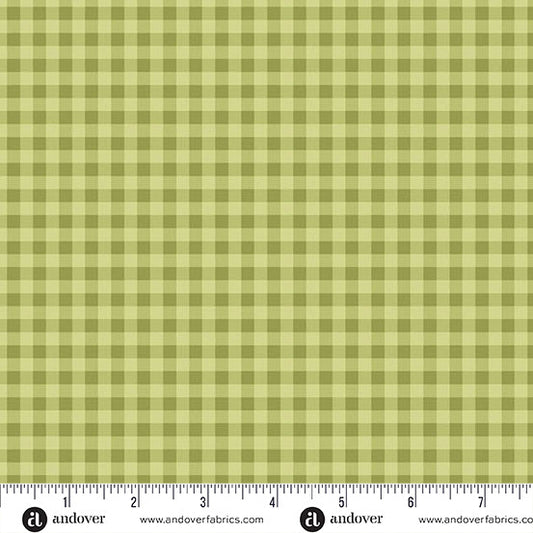 HARVEST HOME Cozy Plaid moss
