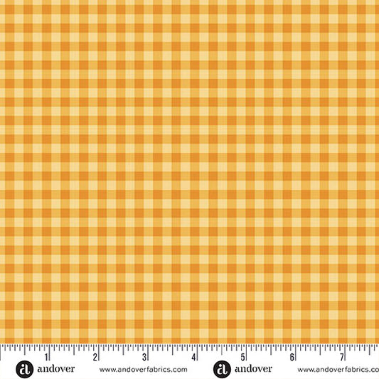 HARVEST HOME Cozy Plaid maize