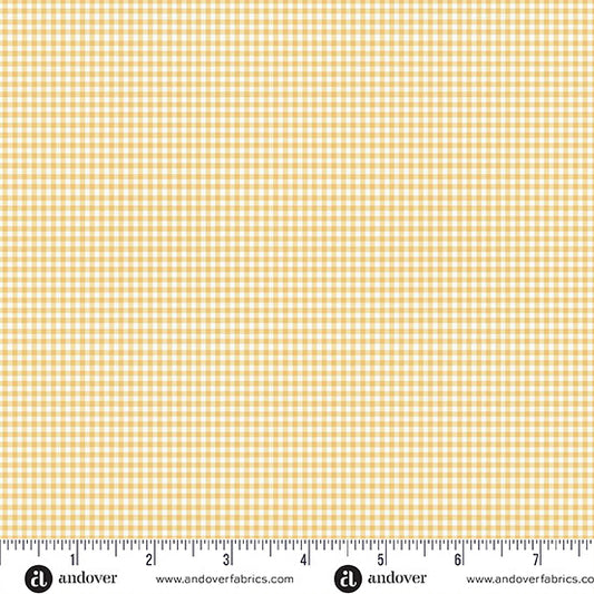 LITTLE ONES Gingham yellow