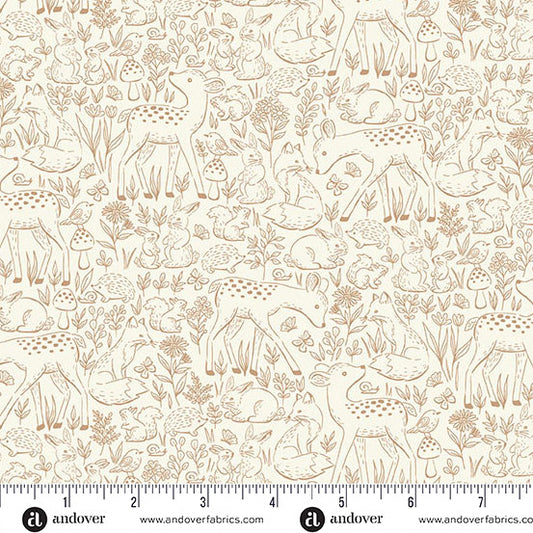 LITTLE ONES Etched brown