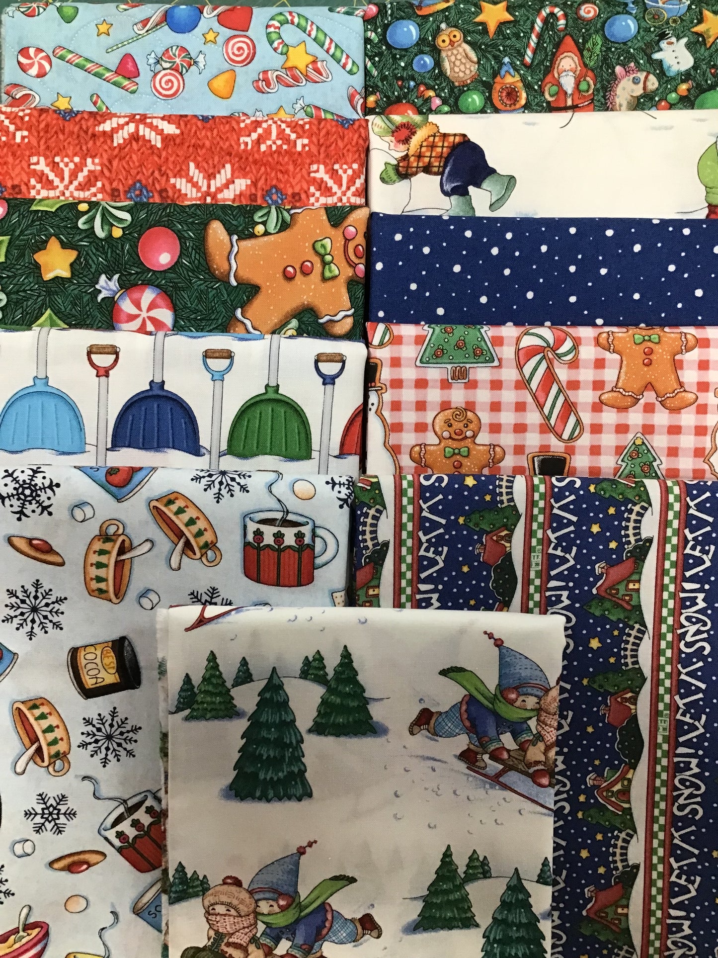 SNOW DAY 11 Fat Quarters